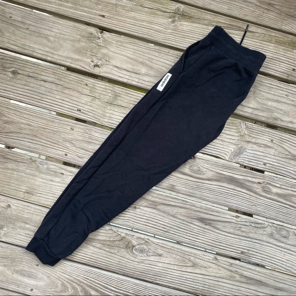 Adidas Black Joggers BRILLIANT BASICS TRACK PANTS - Picture 3 of 5